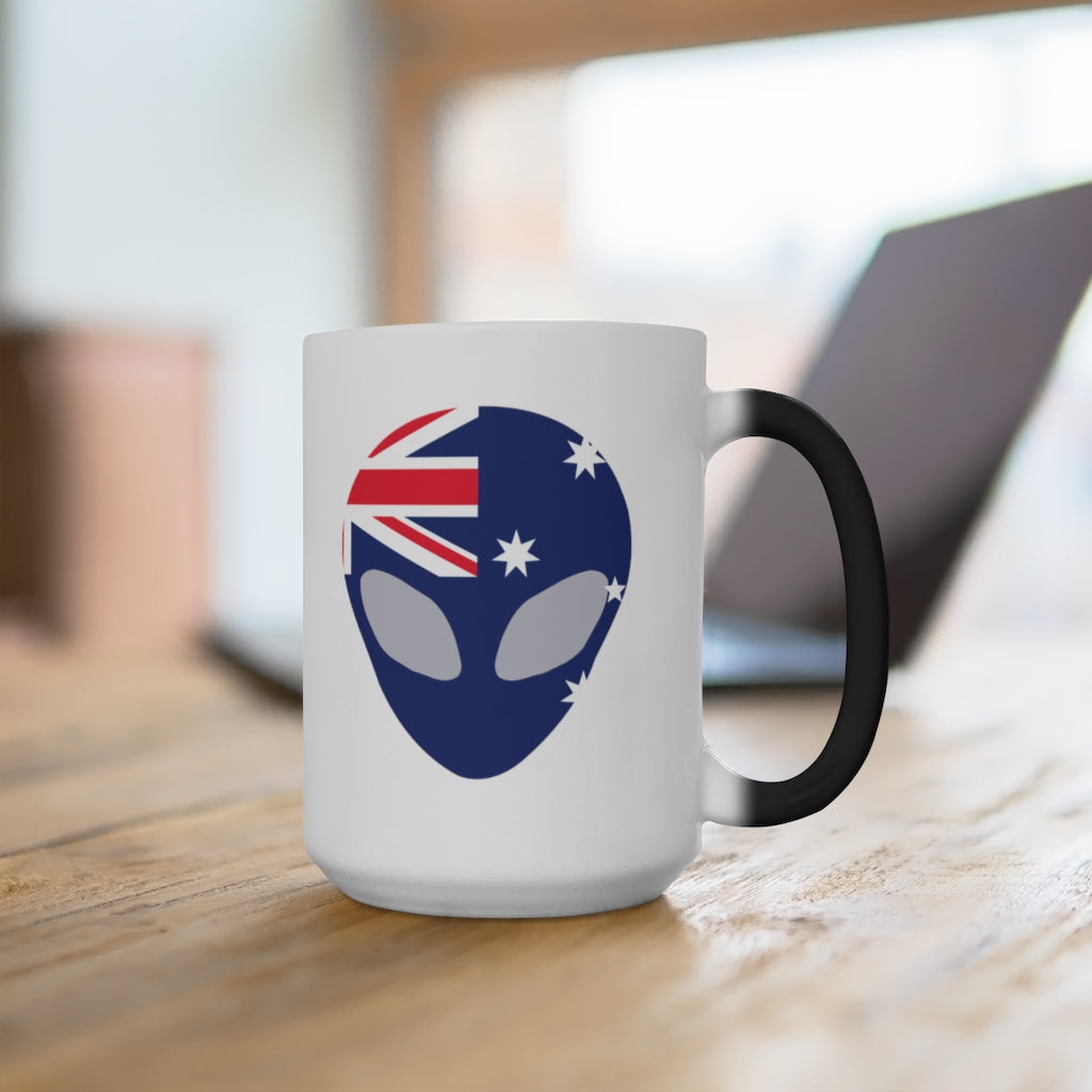 Australia Alien Color Changing Mug