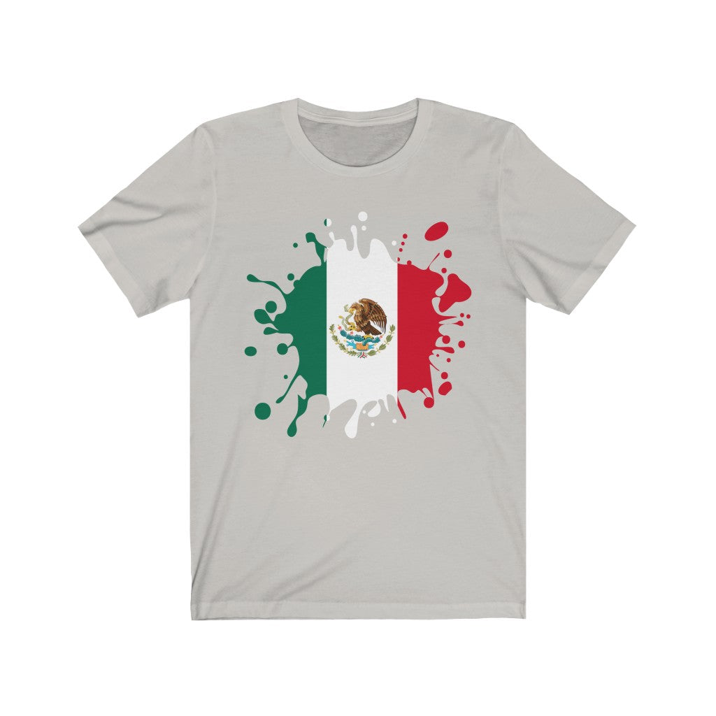 Mexico Splat Flag Premium Tee - Unisex