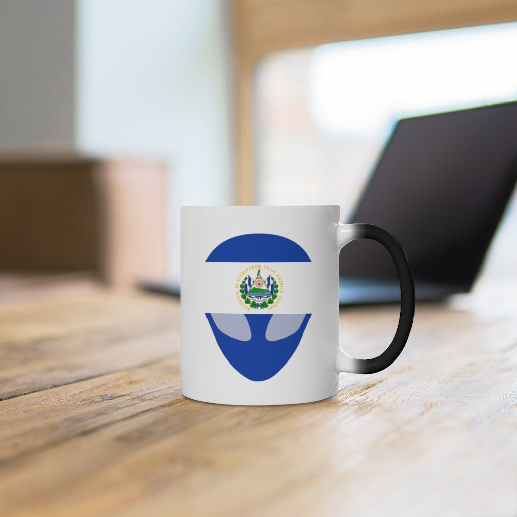 El Salvador Republic Alien Color Changing Mug