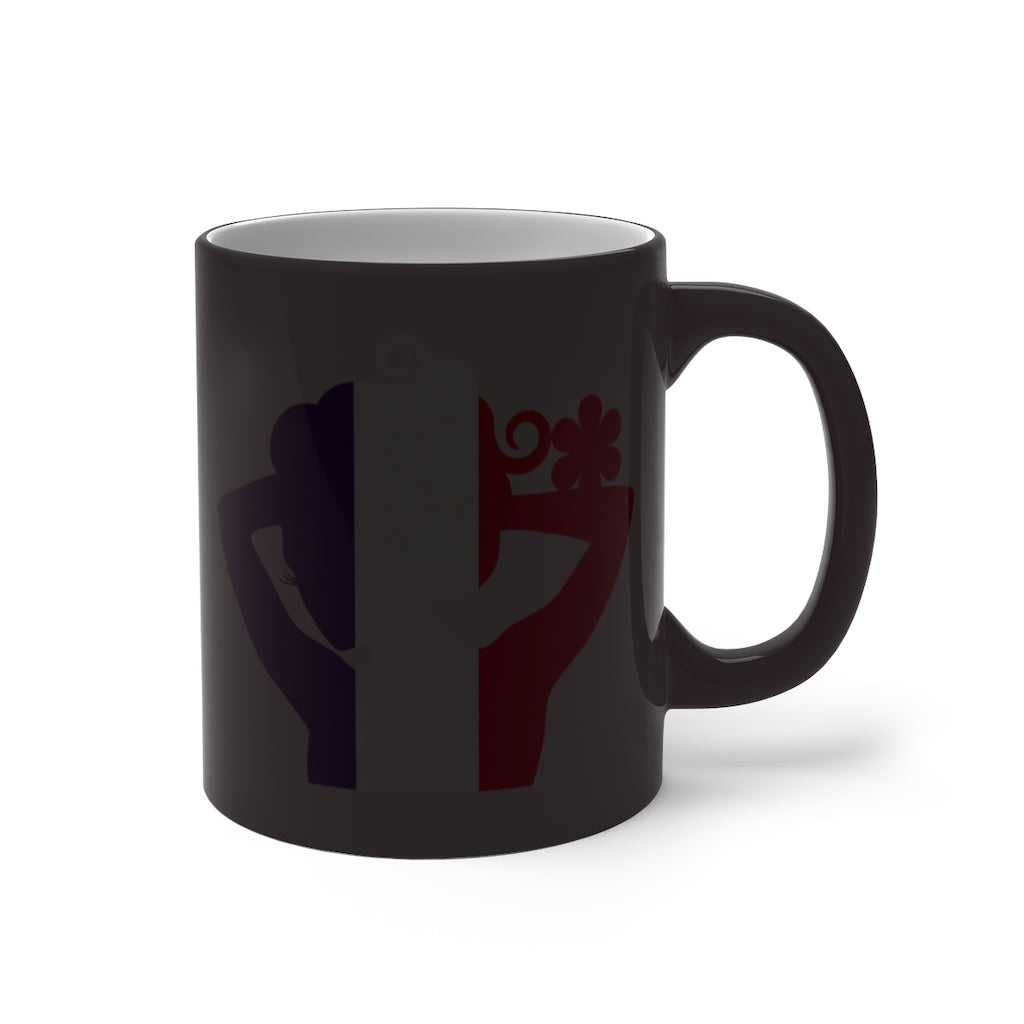 France Lady Color Changing Mug