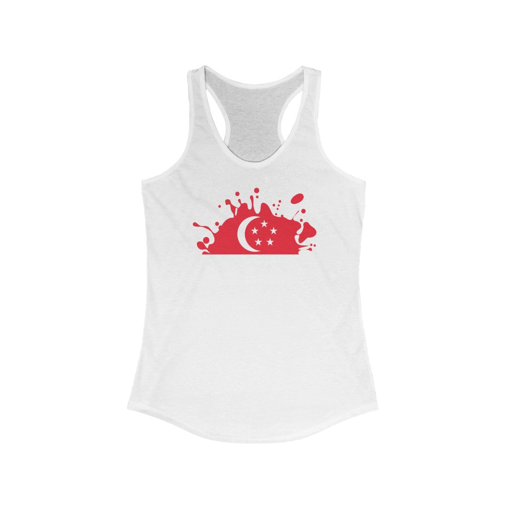 Singapore Splat Flag Tank - Women