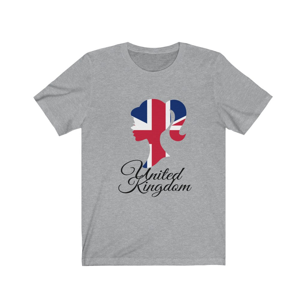 United Kingdom Girl Flag Premium Tee 1 - Unisex