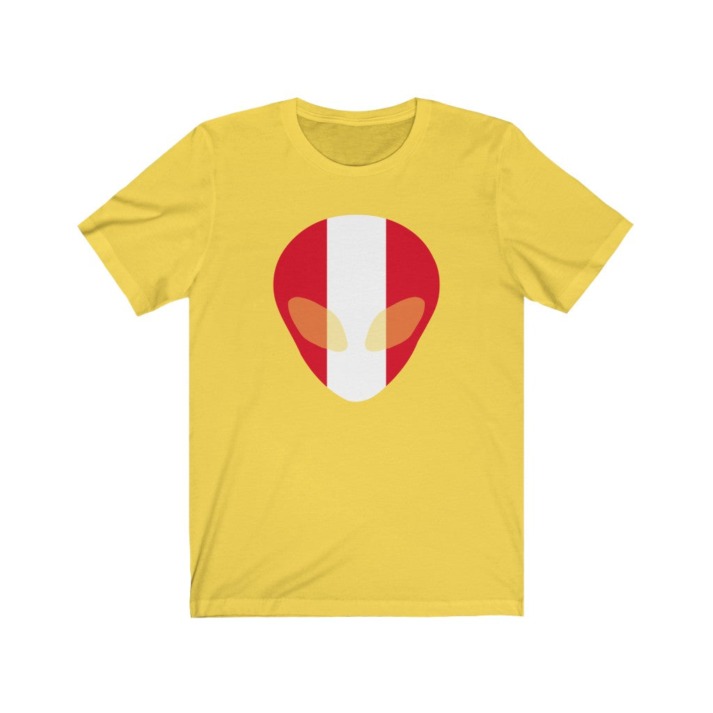 Peru Alien Flag Premium Tee - Unisex