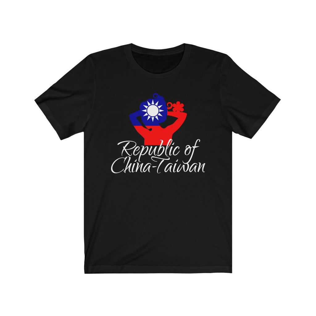 Republic of China - Taiwan Lady Flag Premium Tee 2 - Unisex