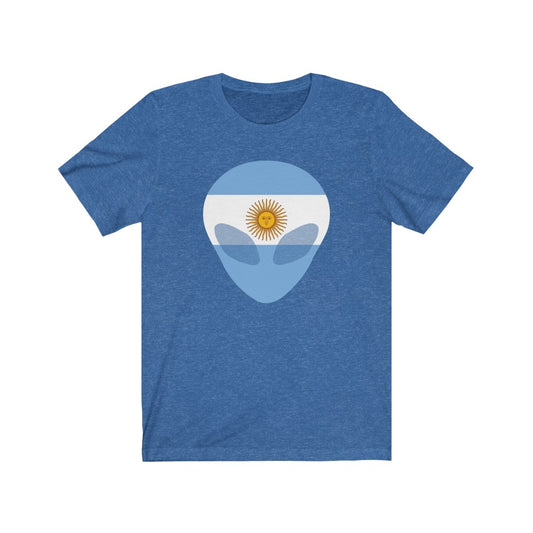 Argentina Alien Flag Premium Tee - Unisex