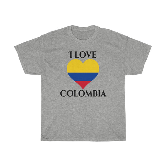 Colombia Heart Flag Standard Tee 1 - Unisex