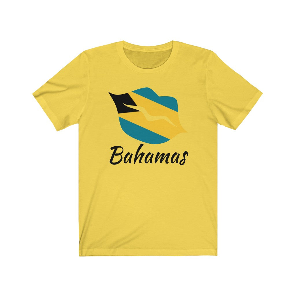 Bahamas Lips Flag Premium Tee 1 - Unisex