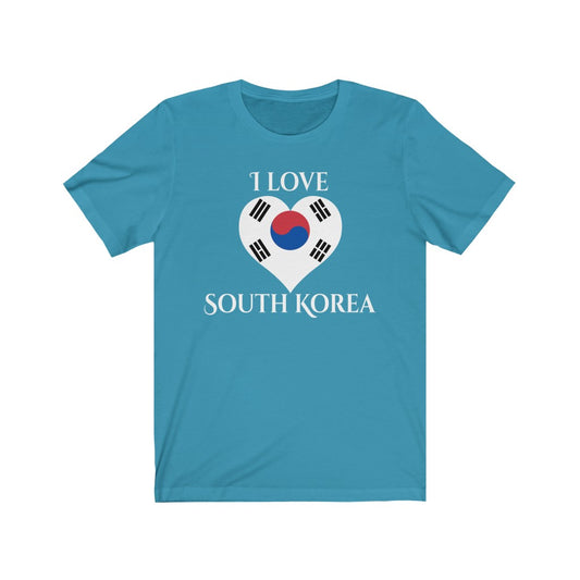 South Korea Heart Flag Premium Tee 2 - Unisex
