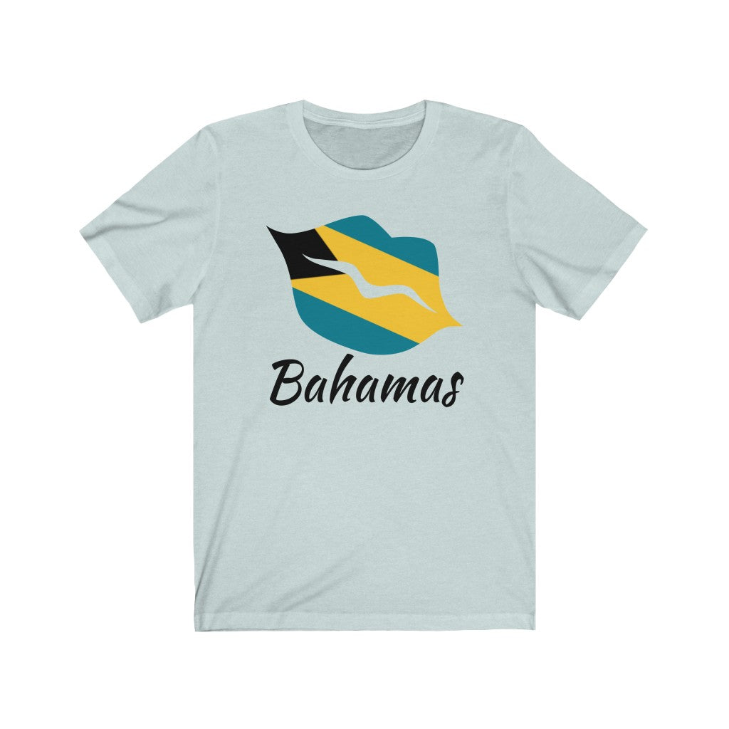 Bahamas Lips Flag Premium Tee 1 - Unisex