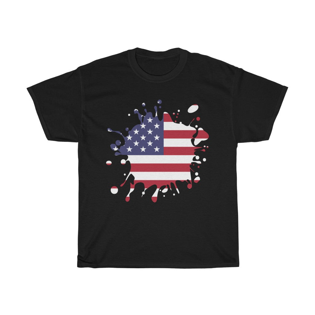 United States of America Splat Flag Standard Tee - Unisex