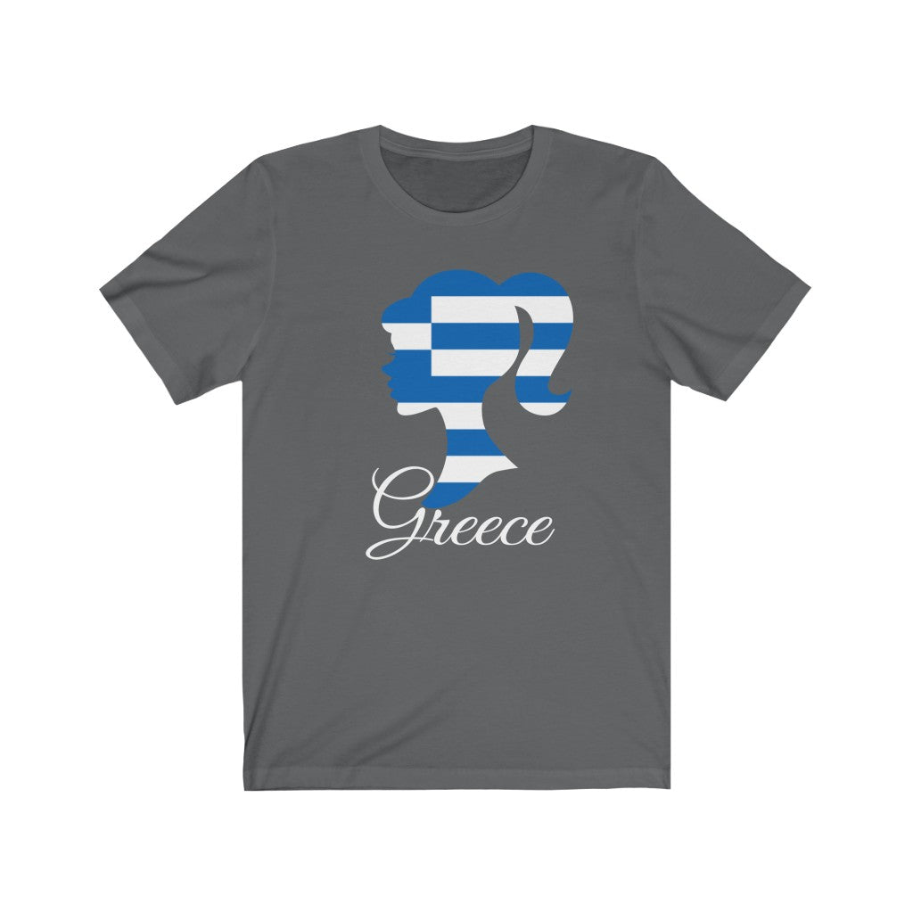 Greece Girl Flag Premium Tee 2 - Unisex