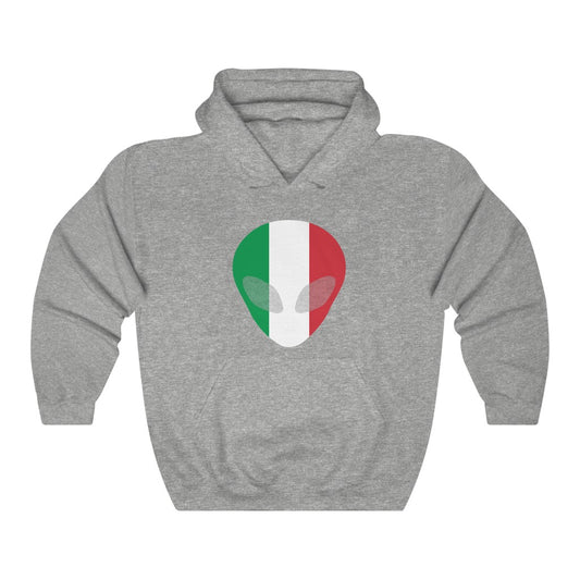 Italy Alien Flag Hoodie Sweatshirt - Unisex
