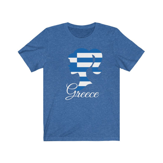 Greece Girl Flag Premium Tee 2 - Unisex