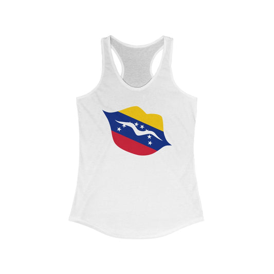 Venezuela Lips Flag Tank - Women