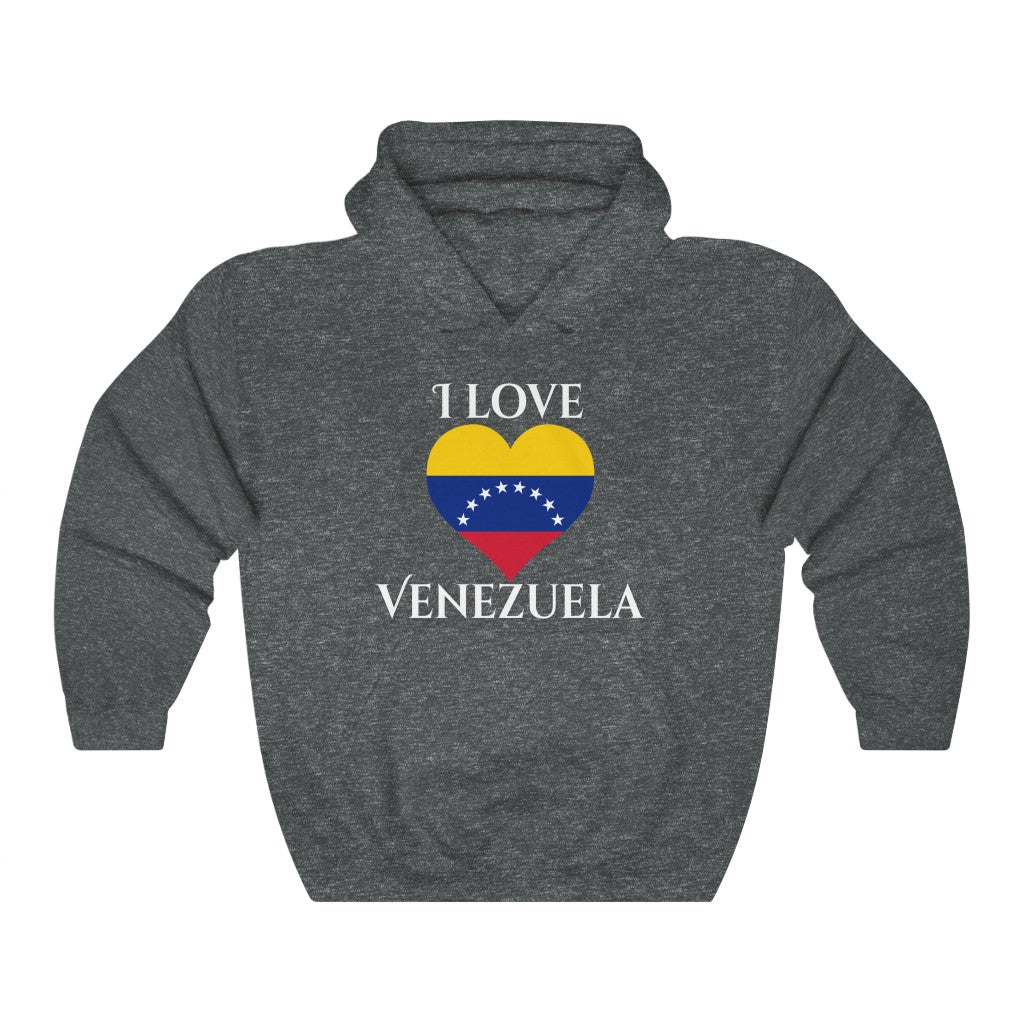 Venezuela Heart Flag Hoodie Sweatshirt 2 - Unisex