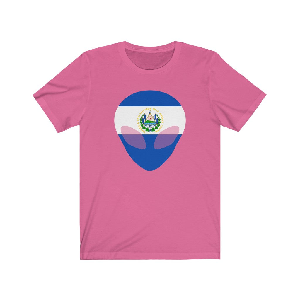 El Salvador Alien Flag Premium Tee - Unisex