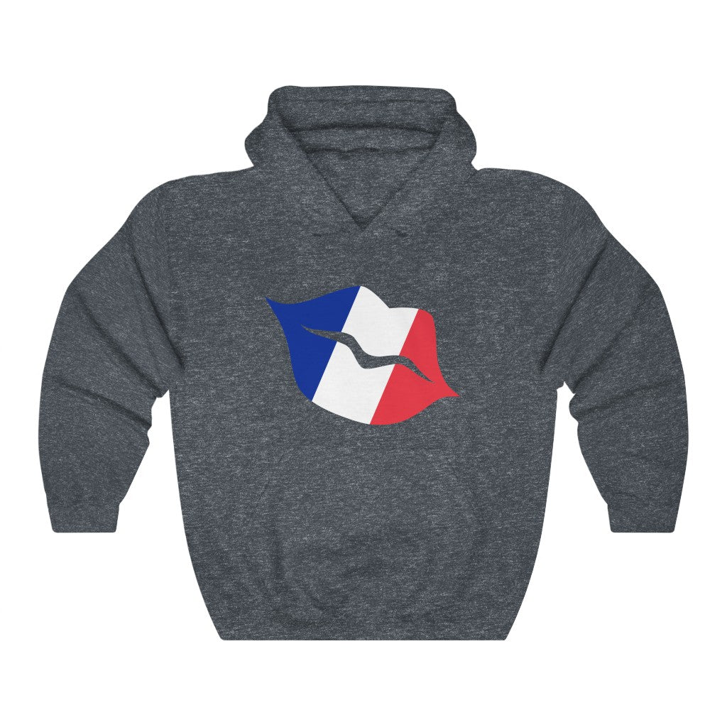 France Lips Flag Hoodie Sweatshirt - Unisex