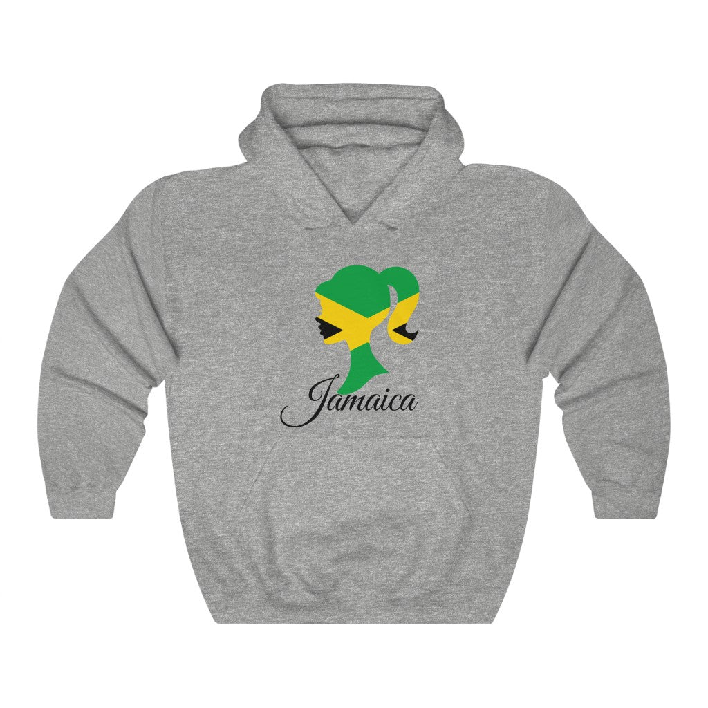 Jamaica Girl Flag Hoodie Sweatshirt 1 - Unisex
