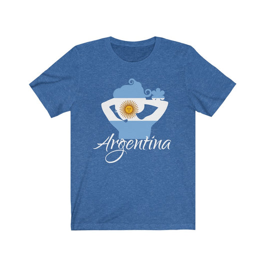 Argentina Lady Flag Premium Tee 2 - Unisex