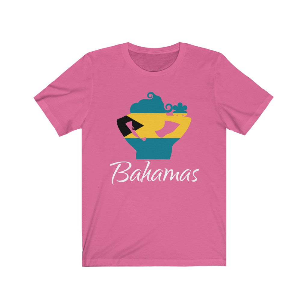 Bahamas Lady Flag Premium Tee 2 - Unisex