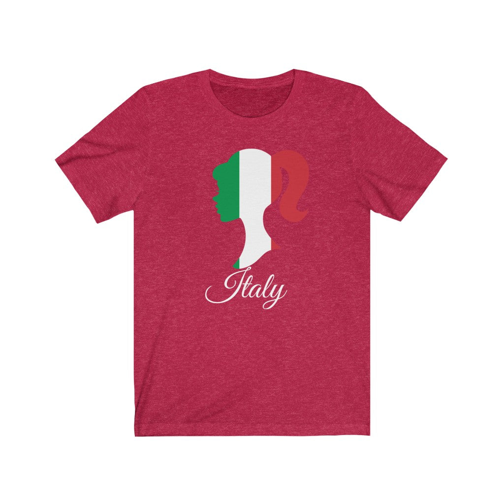 Italy Girl Flag Premium Tee 2 - Unisex
