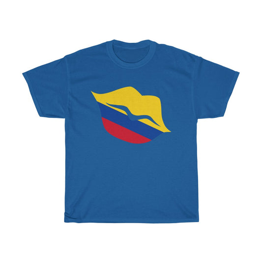Colombia Lips Flag Standard Tee - Unisex