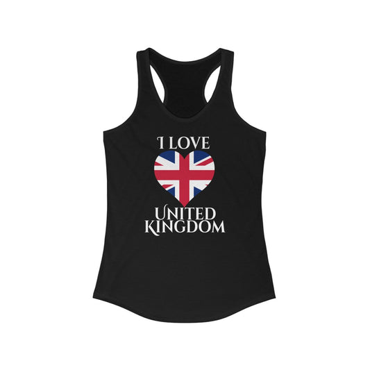 United Kingdom Heart Flag Tank 2 - Women