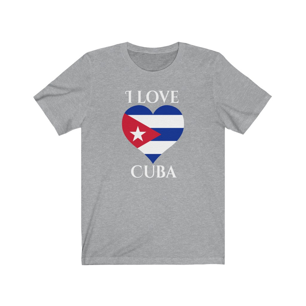 Cuba Heart Flag Premium Tee 2 - Unisex