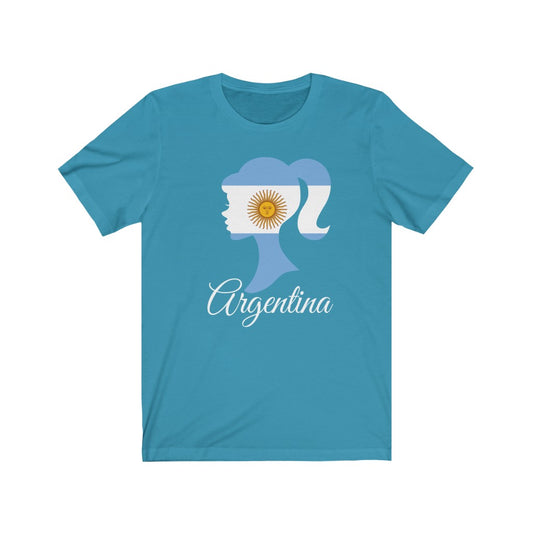 Argentina Girl Flag Premium Tee 2 - Unisex