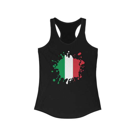 Italy Splat Flag Tank - Women