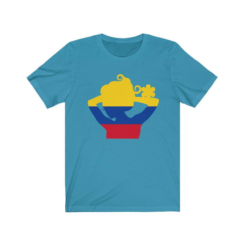 Colombia Lady Flag Premium Tee - Unisex