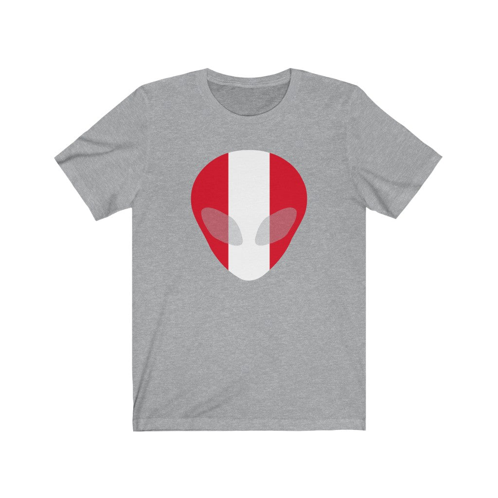 Peru Alien Flag Premium Tee - Unisex