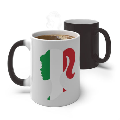 Italy Girl Color Changing Mug