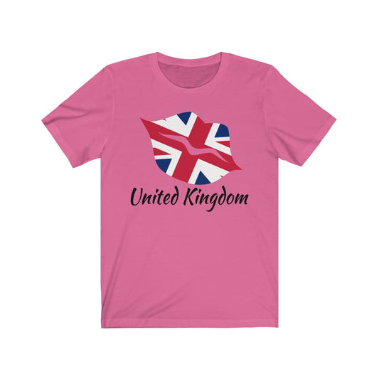 United Kingdom Lips Flag Premium Tee 1 - Unisex
