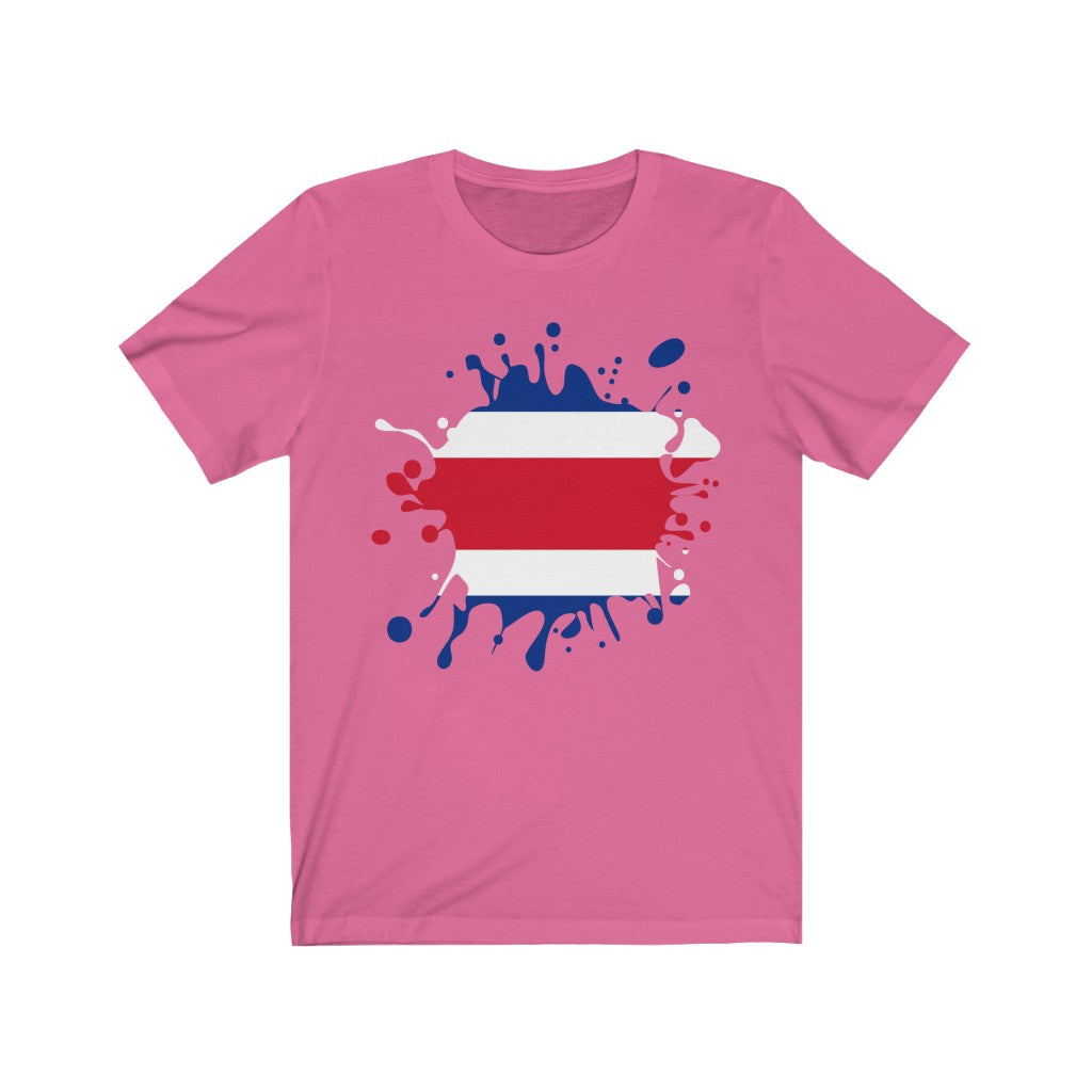 Costa Rica Splat Flag Premium Tee - Unisex