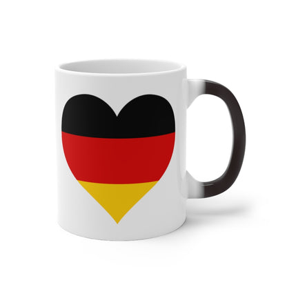 Germany Heart Color Changing Mug