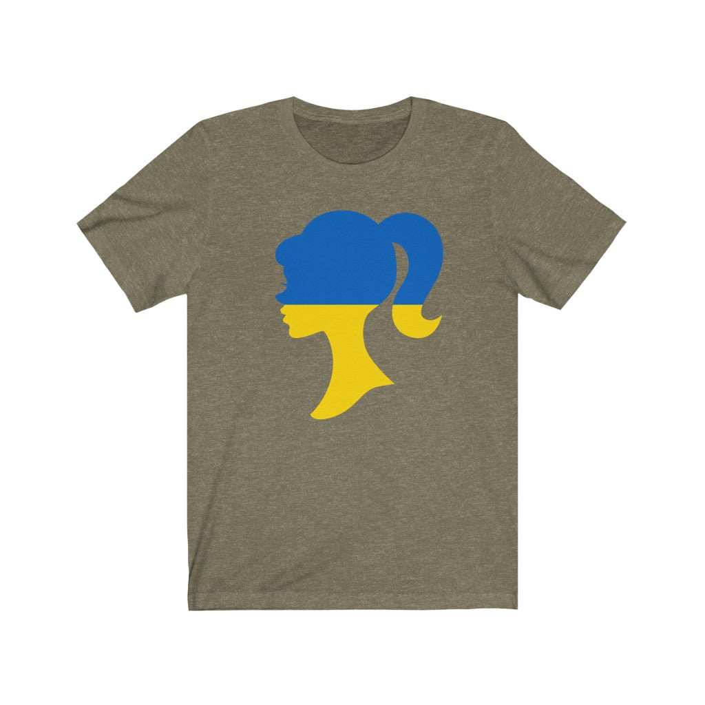 Ukraine Girl Flag Premium Tee - Unisex