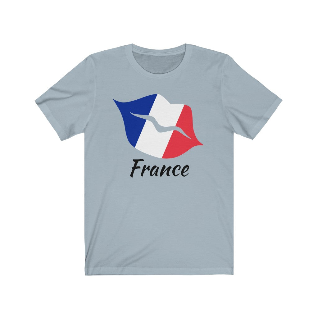 France Lips Flag Premium Tee 1 - Unisex