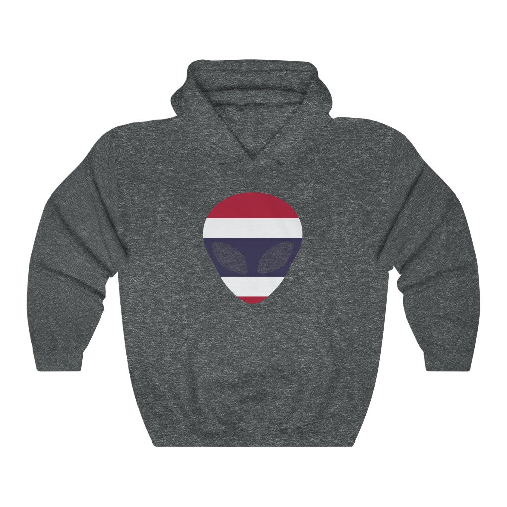 Thailand Alien Flag Hoodie Sweatshirt - Unisex