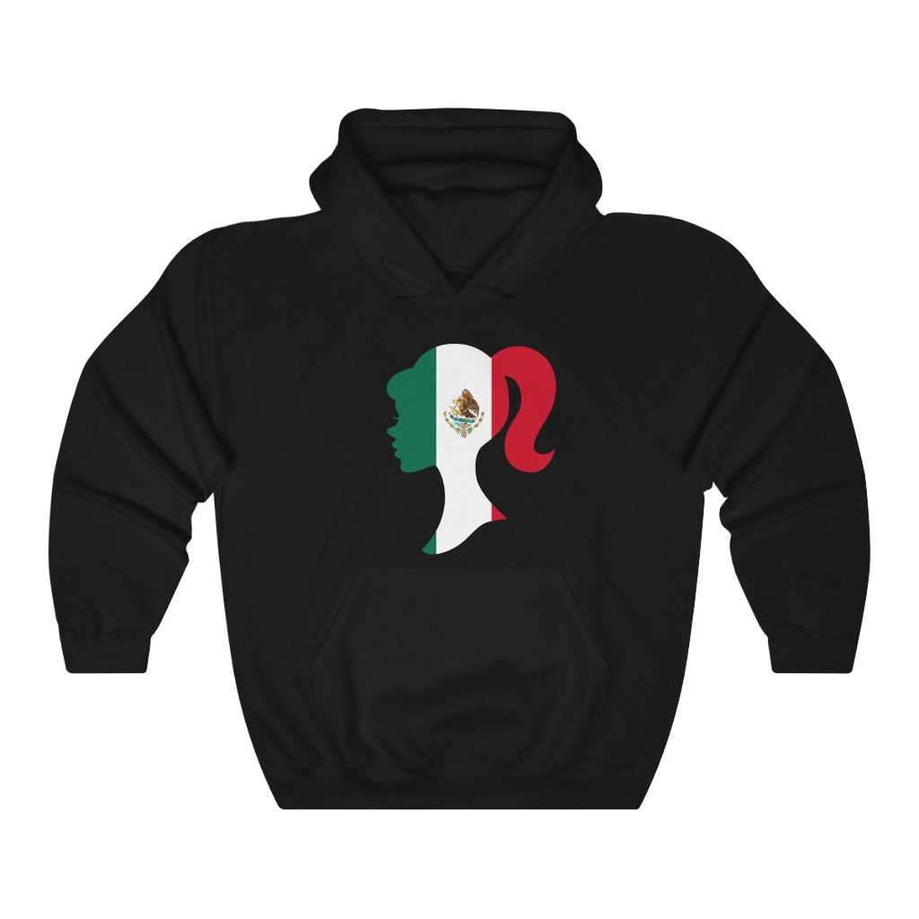 Mexico Girl Flag Hoodie Sweatshirt - Unisex