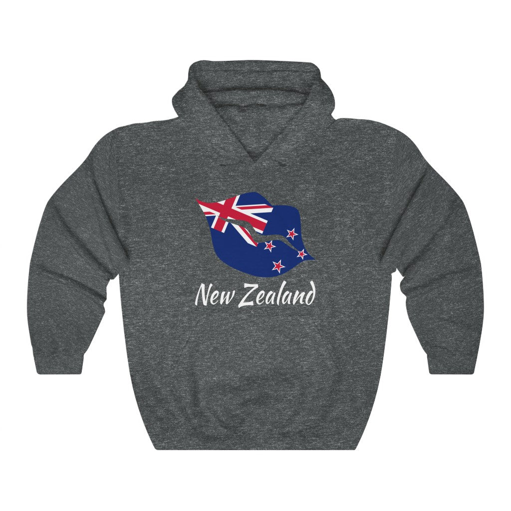 New Zealand Lips Flag Hoodie Sweatshirt 2 - Unisex
