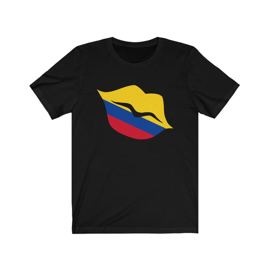 Colombia Lips Flag Premium Tee - Unisex