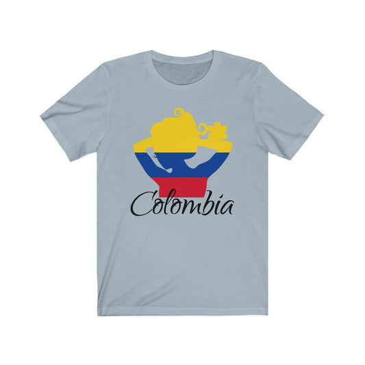 Colombia Lady Flag Premium Tee 1 - Unisex