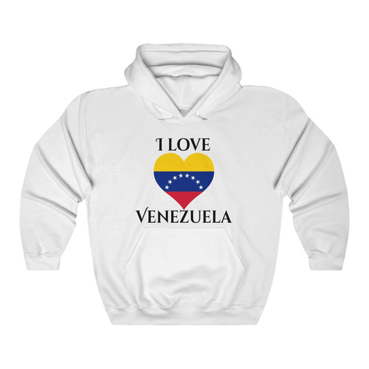 Venezuela Heart Flag Hoodie Sweatshirt 1 - Unisex