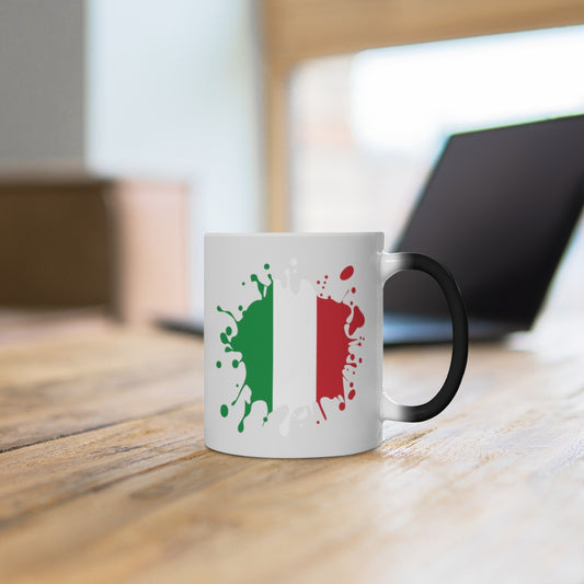 Italy Splat Color Changing Mug