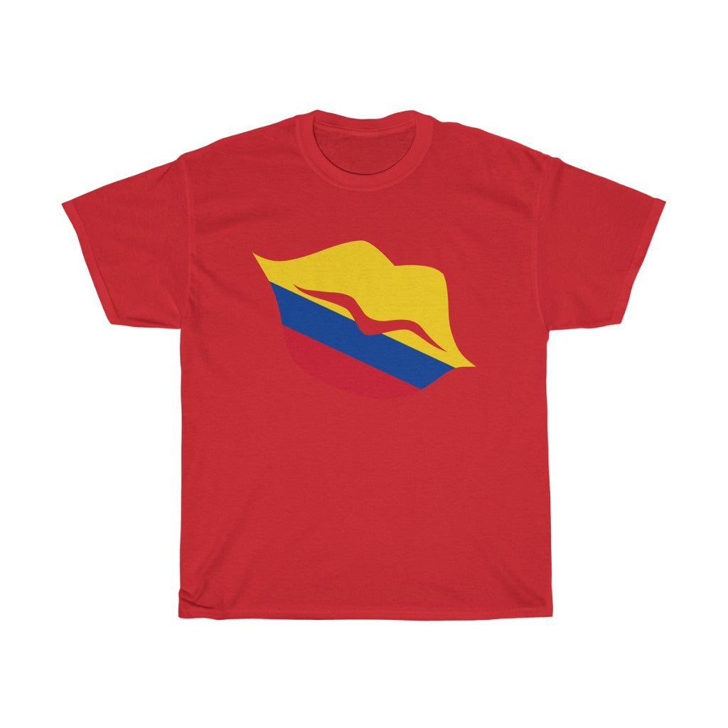 Colombia Lips Flag Standard Tee - Unisex
