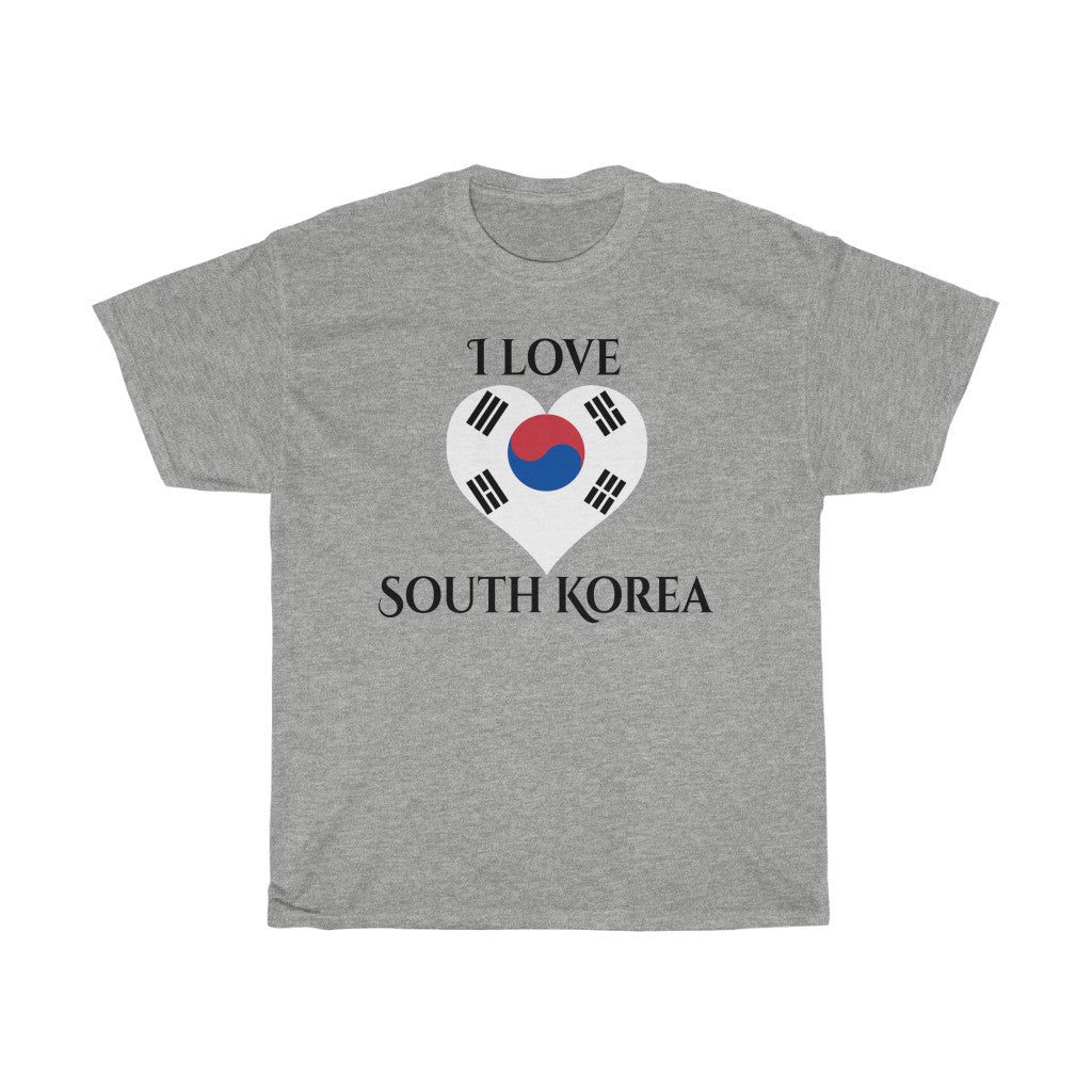 South Korea Heart Flag Standard Tee 1 - Unisex