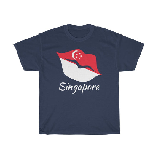 Singapore Lips Flag Standard Tee 2 - Unisex