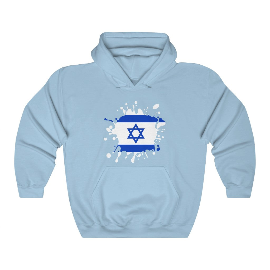 Israel Splat Flag Hoodie Sweatshirt - Unisex