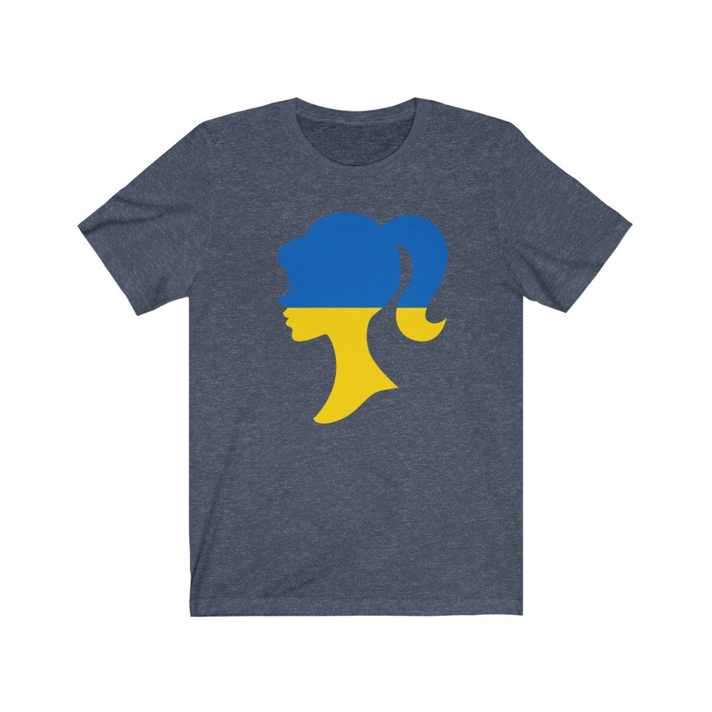 Ukraine Girl Flag Premium Tee - Unisex